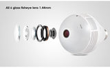 WIRELESS PANORAMIC HOME SECURITY LED LIGHT BULB