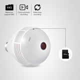 WIRELESS PANORAMIC HOME SECURITY LED LIGHT BULB